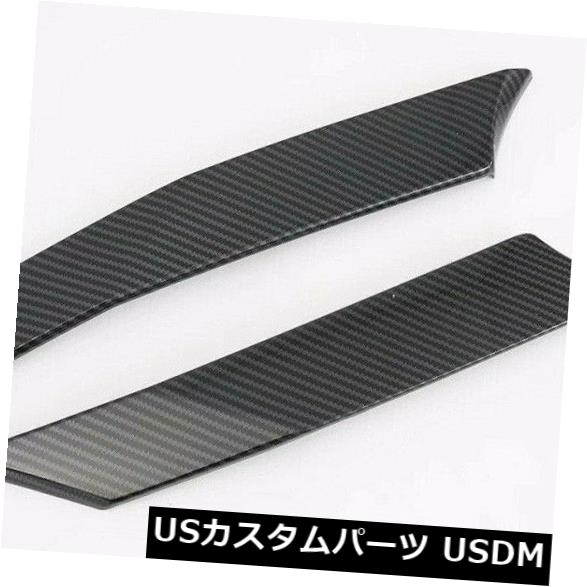 ドアピラー トヨタRAV4 2019-2020ウィンドウピラーカバー交換用ABSリアトリム1ペア用 For Toyota RAV4 2019-2020 Window Pillar Cover Replacement ABS Rear Trim 1 Pair 【並行輸入品】
