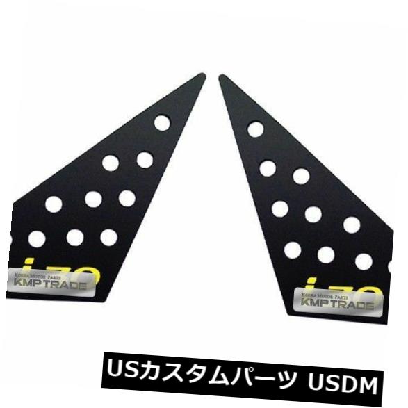 ドアピラー HYUNDAI 2013-16 Elantra GT用Cピラーウィンドウガラススポーツプレートモールディングイエロー C Pillar Window Glass Sports Plate Molding Yellow For HYUNDAI 2013-16 Elantra GT 【並行輸入品】