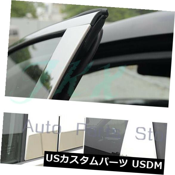 ドアピラー ホンダアコード2018 2019用6本ステンレススチールサイドウィンドウトリムピラーカバーk 6pcs Stainless Steel Side Window Trim Pillar Cover k For Honda Accord 2018 2019 【並行輸入品】