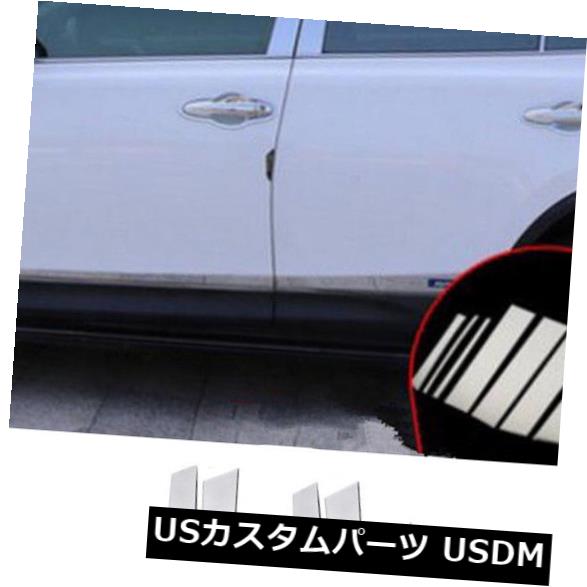 ドアピラー ステンレス鋼の窓の柱は2013-2018トヨタRAV4 10個のためのトリムを投稿します Stainless Steel Window Pillar Posts Trim For 2013-2018 Toyota RAV4 10Pcs 【並行輸入品】