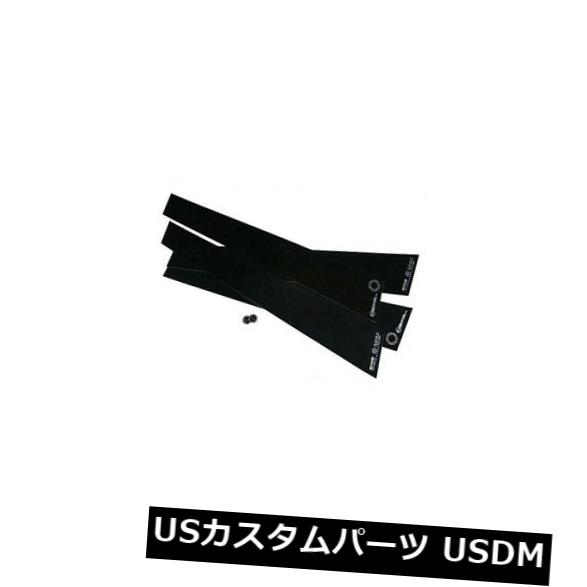 ドアピラー 窓ガラスBピラープレートモールディングブラック08 09 10 11 12 KIAすべて新しいセラート Window Glass B Pillar Plate Molding Black For 08 09 10 11 12 Kia All New Cerato 【並行輸入品】