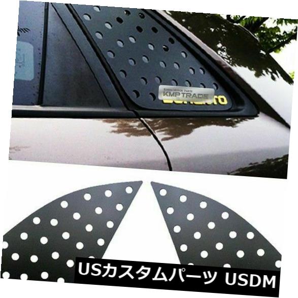 ドアピラー KIA 2010-14 Sorento R用Cピラーウィンドウガラススポーツプレートモールディングイエローロゴ C Pillar Window Glass Sports Plate Molding Yellow Logo For KIA 2010-14 Sorento R 【並行輸入品】