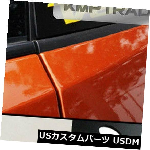 ドアピラー HYUNDAI 11-17 Veloster用Cピラーウィンドウガラススポーツプレートモールディングイエロー1P C Pillar Window Glass Sports Plate Molding Yellow 1P For HYUNDAI 11-17 Veloster 【並行輸入品】