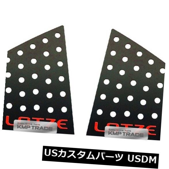 ドアピラー KIA 2006-10 Optima Lotzeのための赤いロゴを形作るCの柱の窓ガラスのスポーツの版 C Pillar Window Glass Sports Plate Molding Red Logo For KIA 2006-10 Optima Lotze 【並行輸入品】