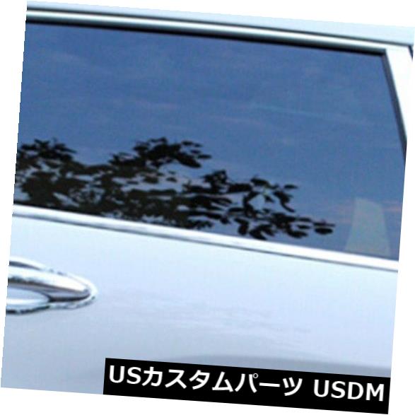 ドアピラー ジープチェロキー2014年 - 2018年ステンレスウィンドウシルセンターピラーポストカバートリム用 For Jeep Cherokee 2014-2018 Stainless Window Sill Center Pillar Post Cover Trim 【並行輸入品】