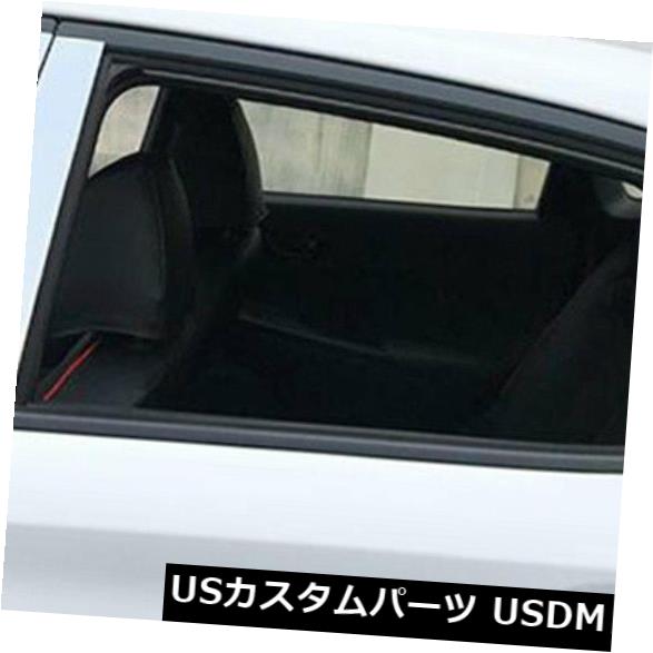 ドアピラー ヒュンダイコナエンシノステンレスウィンドウセンターピラーポストカバートリム2017-2019用 For Hyundai Kona Encino Stainless Window Center Pillar Post Cover Trim 2017-2019 【並行輸入品】