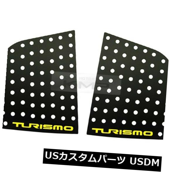 ドアピラー SSANGYONG 2013-2016 Rodiusのための黄色い形成Cの柱の窓ガラスのスポーツの版 C Pillar Window Glass Sports Plate Molding Yellow For SSANGYONG 2013-2016 Rodius 【並行輸入品】