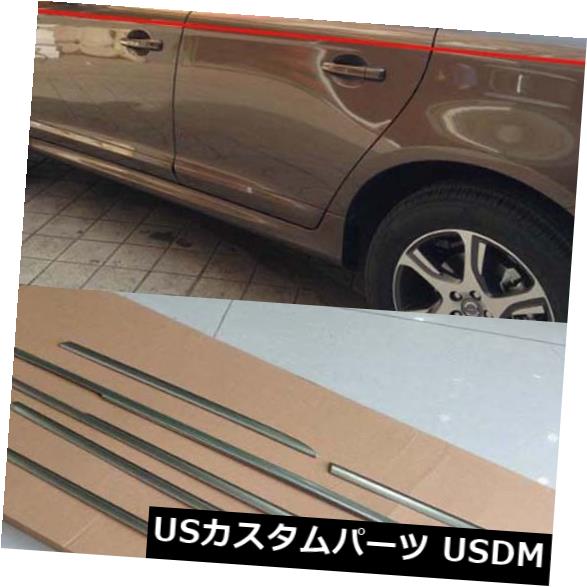 ドアピラー 2014-17ボルボXC60用ドアウィンドウセンターピラーカバートリムボトムフレームシル Door Window Center Pillars Cover Trim Bottom frame sill for 2014-17 Volvo XC60 【並行輸入品】