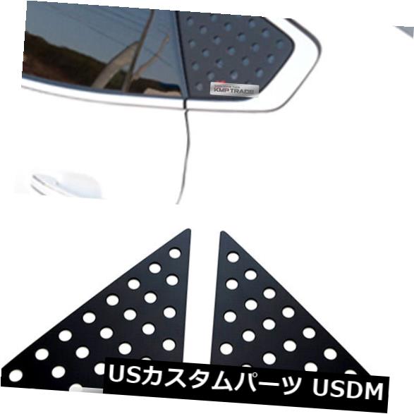 ドアピラー C柱ウィンドウガラススポーツプレートマスクレッドロゴ2 p用キア2017 2018カデンツァk7 C Pillar Window Glass Sports Plate Mask Red Logo 2P for KIA 2017 2018 Cadenza K7 【並行輸入品】