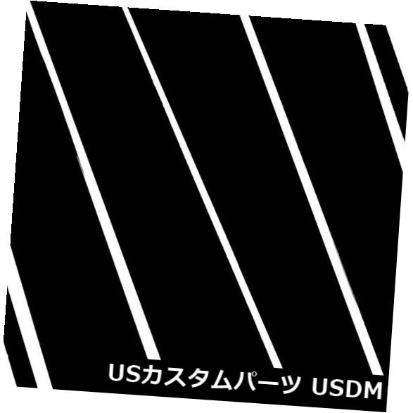 ドアピラー トヨタカローラ14-18 6pcセットカバードアトリムウィンドウピアノのための黒い柱ポスト Black Pillar Posts for Toyota Corolla 14-18 6pc Set Cover Door Trim Window Piano 【並行輸入品】