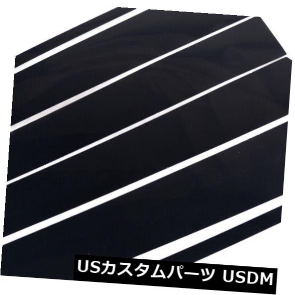 ドアピラー 6Pcs /セットPCのミラーの窓の柱はホンダシビックセダン2006-2011年のためのトリムフィットを投稿します 6Pcs/Set PC Mirror Window Pillar Posts Trim Fit For Honda Civic Sedan 2006-2011 【並行輸入品】