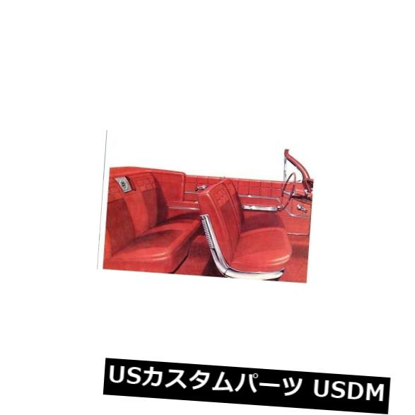 シートカバー 1962シボレーインパラフロントスプリットベンチ＆アンプ 後部座席カバー 1962 Chevy Impala Front Split Bench &amp; Rear Seat Cover 【並行輸入品】｜カスタムパーツ WORLD倉庫