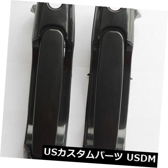 ドアノブ ドアハンドル 98-03トヨタシエナのための外側の正面の左の右の黒いドアのハンドルの外の車 Car Outside Outer Front Left Right Black Door Handle For 98-03 Toyota Sienna 【並行輸入品】