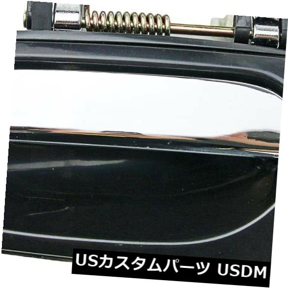 ドアノブ ドアハンドル 新しい！ Sylphy G10 Almera N16用ブラッククロームリア左アウタードアハンドル00-05 NEW! Black Chrome Rear Left Outer Door Handle For Sylphy G10 Almera N16 00-05 【並行輸入品】