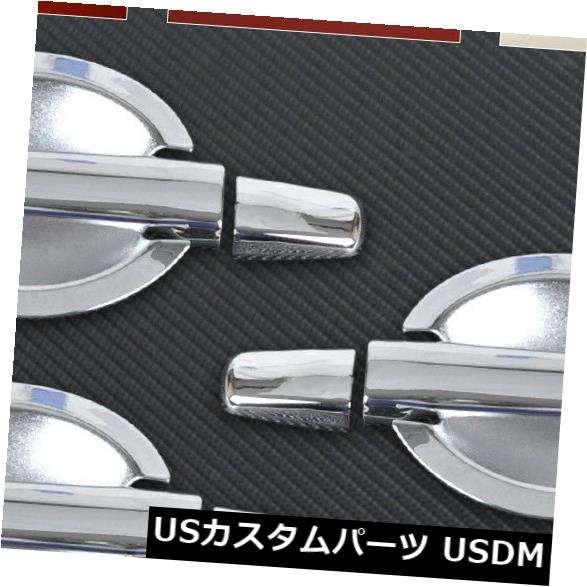 ドアノブ ドアハンドル 三菱OutlanderスポーツRVR 11-14用クロームドアハンドルカバーカップボウルトリム Chrome Door Handle Cover cup Bowl Trim for Mitsubishi Outlander sport RVR 11-14 【並行輸入品】 28,710円