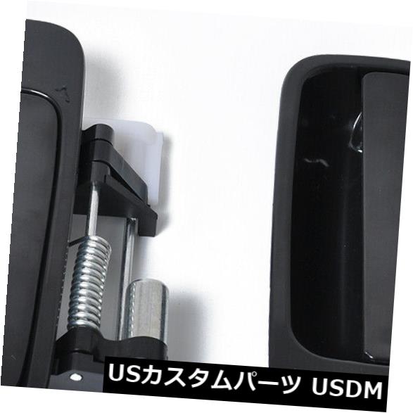 ドアノブ ドアハンドル トヨタカムリ1997-2001のための2xの前部左+右の運転者の黒いドアハンドルは取り替えます 2x Front Left+Right Driver Black Door Handle For Toyota Camry 1997-2001 Replace 【並行輸入品】