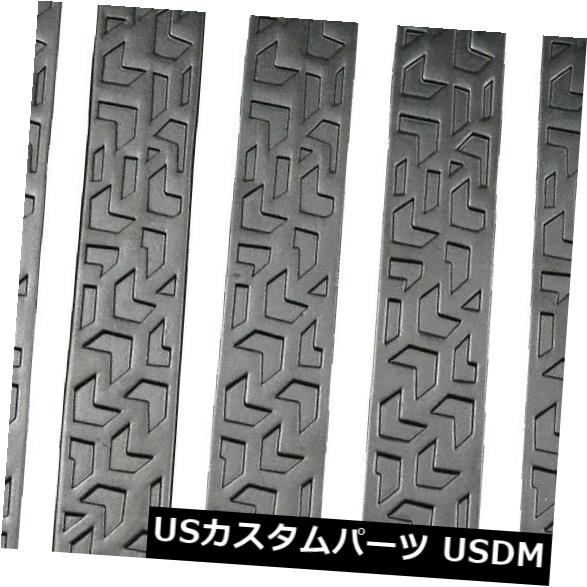 ドアノブ ドアハンドル ジープラングラーブラックのための5×ドアハンドルテールゲートアルミトリムインサート 5 x Door Handle Tailgate Aluminum Trim Insert for Jeep Wrangler Black 【並行輸入品】