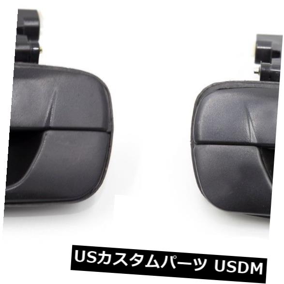 ドアノブ ドアハンドル 2000個の2006年ヒュンダイヴェルナアクセントのための8個の外部インテリアドアハンドルセットブラック 8Pcs Exterior Interior Door Handle Set Black For 2000 2006 Hyundai Verna Accent 【並行輸入品】