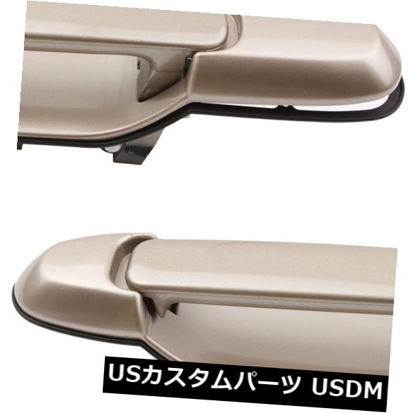 ドアノブ ドアハンドル 98-03トヨタシエナセーブルパール4N 7リア左右セット用アウトサイドハンドル Outside Door Handle For 98-03 Toyota Sienna Sable Pearl 4N7 Rear Left Right Set 【並行輸入品】