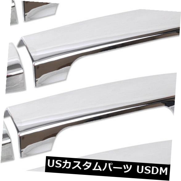 ドアノブ ドアハンドル トヨタカムリヤリスカローラ用クロムドアハンドルカバートリムw /スマートキー Chrome Door Handle Cover Trim w/smart key for Toyota Camry Yaris Corolla 【並行輸入品】