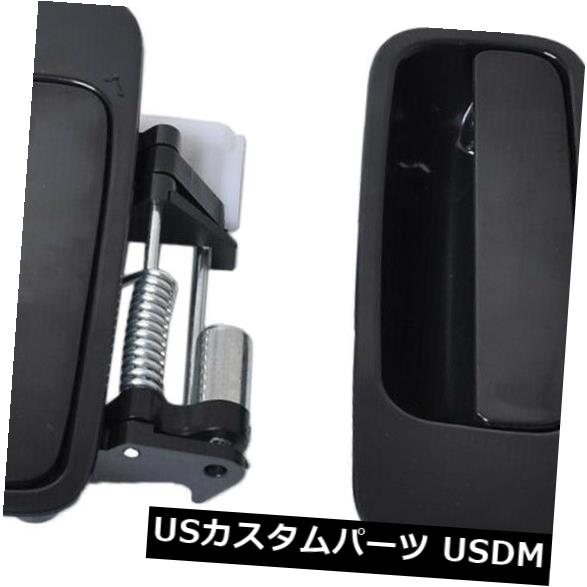 ドアノブ ドアハンドル トヨタ69240-33030RL、 69230-33030RR用2xリア外側ドアハンドル 2x Rear Outside Exterior Door Handle For Toyota 69240-33030RL.69230-33030RR 【並行輸入品】