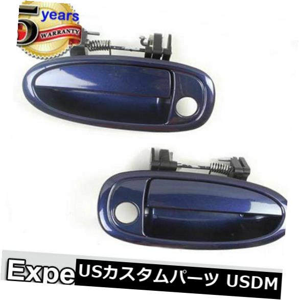 ドアノブ ドアハンドル 95-99トヨタアバロンのための外のドアハンドルの前部青いビロードの真珠8L3 DS283 Outside Door Handle Front Blue Velvet Pearl 8L3 DS283 For 95-99 Toyota Avalon 【並行輸入品】