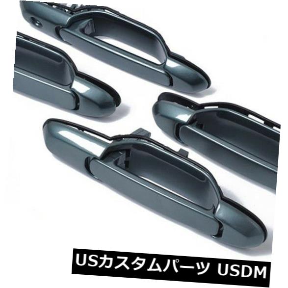 ドアノブ ドアハンドル トヨタシエナのための4本の前部後部外側の外部の車のドアハンドル6921008010 4Pcs Front Rear Outer Exterior Car Door Handles 6921008010 for Toyota Sienna 【並行輸入品】