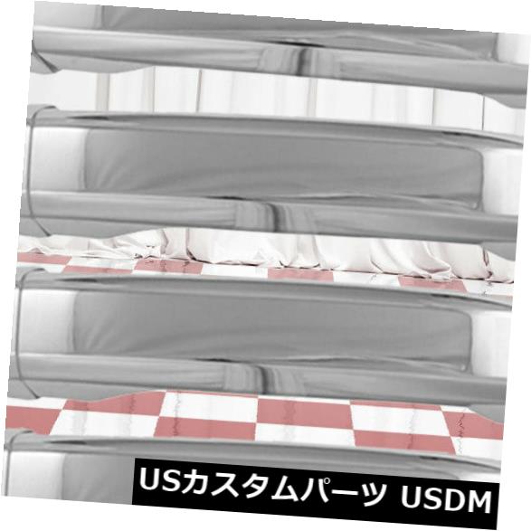 ドアノブ ドアハンドル 4つのクロムドアハンドルカバーのセットは、2015-2016 GMC Sierra 2500 HDに適合します Set of Four Chrome Door Handle Covers fit 2015-2016 GMC Sierra 2500 HD 【並行輸入品】