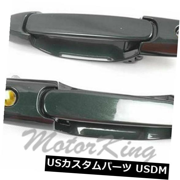ドアノブ ドアハンドル トヨタシエナ用ドアハンドルフロントペア6R1ウッドランドグリーンDS285用98-03 98-03 For Toyota Sienna Outside Door Handle Front Pair 6R1 Woodland Green DS285 【並行輸入品】