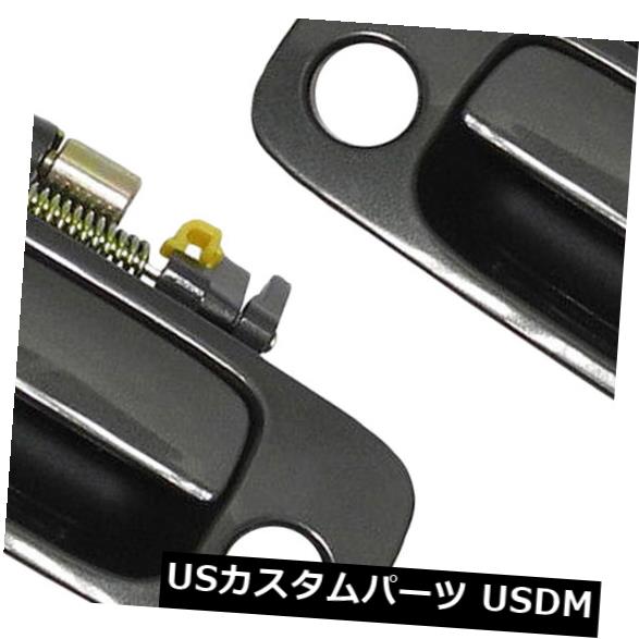 ドアノブ ドアハンドル 97-01トヨタカムリグレー930 DH32用フロントペアアウトサイドドアハンドルセット2 Front Pair Outside Door Handle Set 2 For 97-01 Toyota Camry Gray 930 DH32 【並行輸入品】