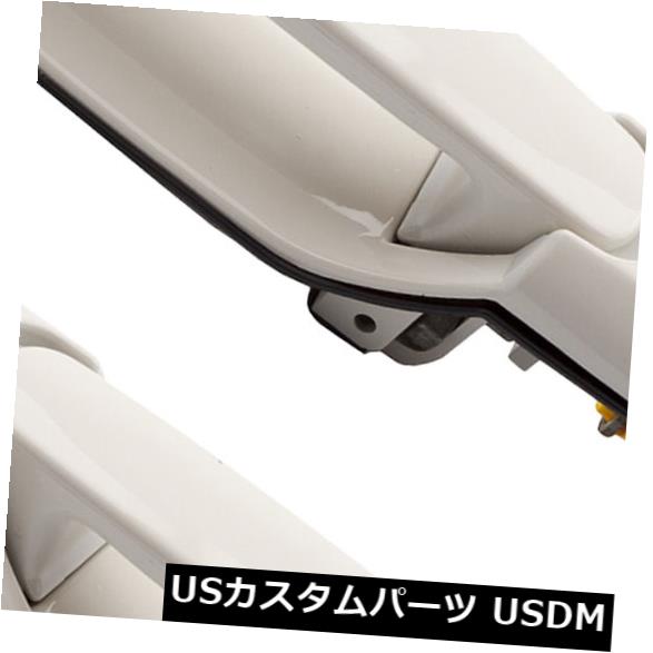 ドアノブ ドアハンドル 98-03トヨタシエナスーパーホワイト040のためのドアのハンドルの外の前のペアセット2pcs Front Pair Set 2pcs Outside Door Handle For 98-03 Toyota Sienna Super White 040 【並行輸入品】