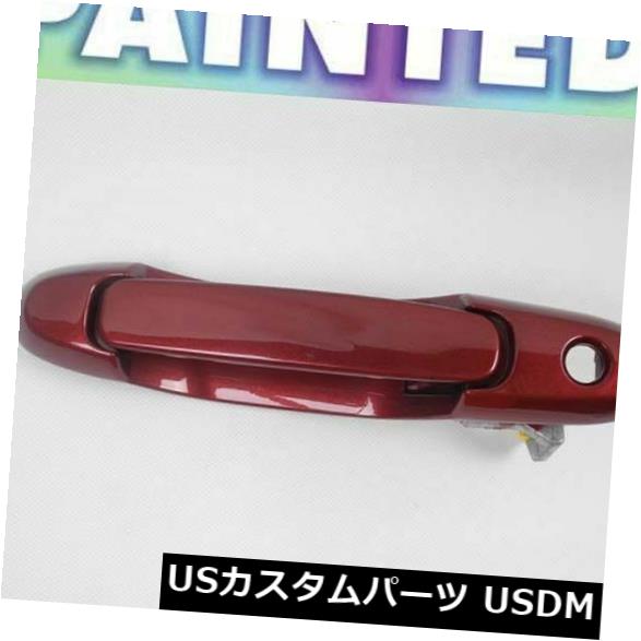 ドアノブ ドアハンドル 98-03 Siennaアウトサイドドアハンドルフロント左3k4 SunfireレッドパールB4045用 98-03 For Sienna Outside Door Handle Front Left 3k4 Sunfire Red Pearl B4045 【並行輸入品】