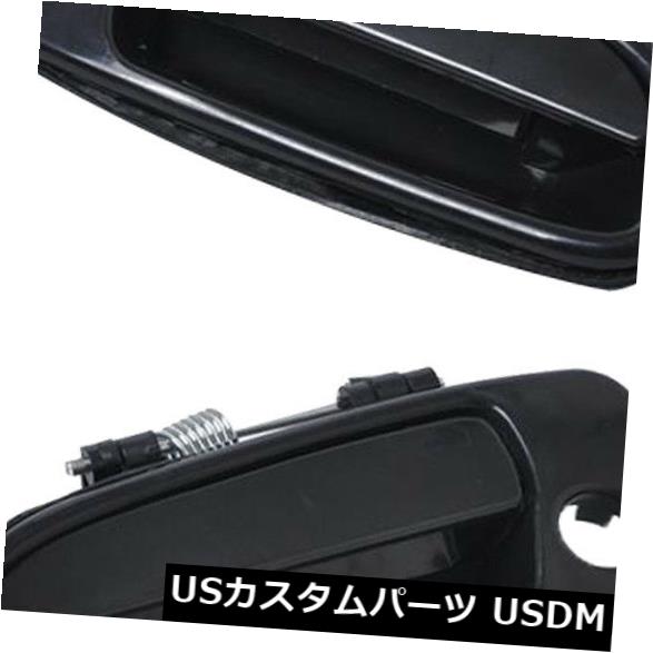 ドアノブ ドアハンドル トヨタカローラのための2xの前部左右の滑らかで黒いABS外部ドアハンドル 2x Front Left/Right Smooth Black ABS Exterior Door Handles For Toyota Carola 【並行輸入品】 27,179円