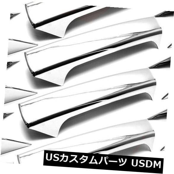 ドアノブ ドアハンドル Sizverによる2007-2013年のシボレーシルバラード[4のセット]のためのクロムドアハンドルカバー Chrome Door Handle Covers for 2007-2013 Chevy Silverado [Set of 4] by Sizver 【並行輸入品】