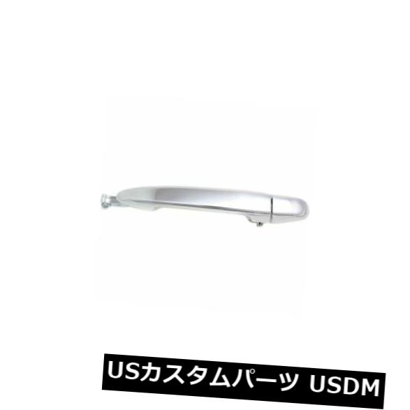 ドアノブ ドアハンドル 新しいリアRHまたはLHすべてクロームスライディング外部ドアハンドルフィットトヨタシエナ New Rear RH Or LH All Chrome Sliding Exterior Door Handle Fits Toyota Sienna 【並行輸入品】