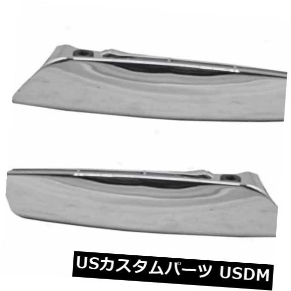 ドアノブ ドアハンドル シボレーエスカレードシルバラードGMC 07 - 13フロントリアインナークロームドアハンドルペア For Chevy Escalade Silverado GMC 07- 13 Front Rear Inner Chrome Door Handle PAIR 【並行輸入品】