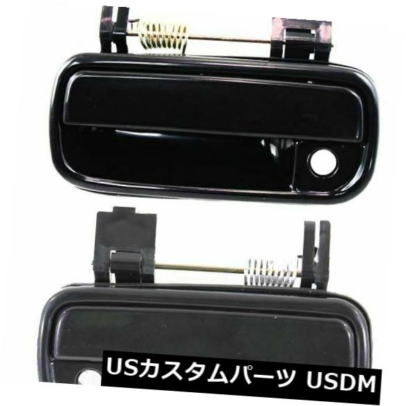 ドアノブ ドアハンドル 2 LHとRHサイドエクステリアドアハンドルの新しいフロントセットはトヨタ4ランナーにフィット New Front Set Of 2 LH And RH Side Exterior Door Handle Fits Toyota 4Runner 【並行輸入品】