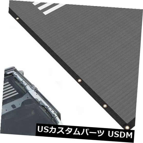 メッシュトップカバー ジープラングラーJL 4ドア用フルビキニソフトトップメッシュカバーUVサンシェードサンルーフ Full Bikini Soft Top Mesh Cover UV Sun Shade Sunroof For Jeep Wrangler JL 4 Door 【並行輸入品】