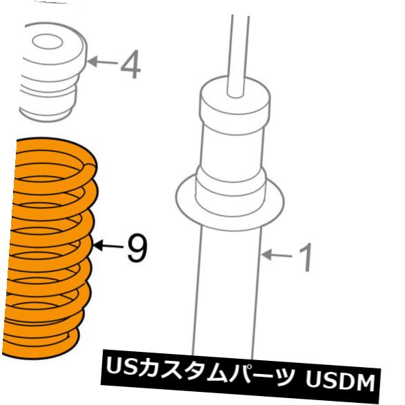 サスペンション スプリング リア BMW OEM 12-16 528iリアサスペンション - Spr 33536794652 BMW OEM 12-16 528i Rear Suspension-Spring 33536794652 【並行輸入品】