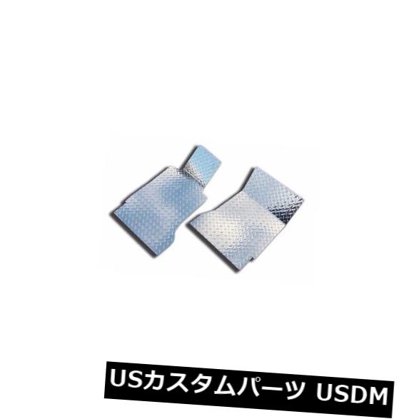 USメッキパーツ ACC Mustang Floor Mats Diamond Plate 4Pc Polished V6 & GT 2005-2009- 271011 【並行輸入品】