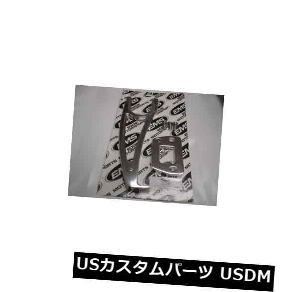 USメッキパーツ 1955シボレーポリッシュフードラッチサポートとプレート 1955 Chevrolet Polished Hood Latch Support and Plate 【並行輸入品】