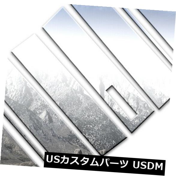 USメッキパーツ ポリッシュドピラーポストトリム8pcs（適合：2018-2019 Ford Expedition） Polished Pillar Post Trim 8pcs (fits: 2018-2019 Ford Expedition) 【並行輸入品】