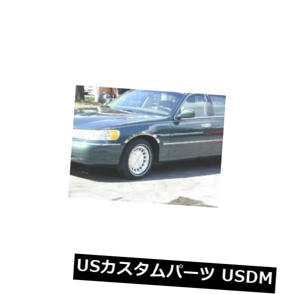 USメッキパーツ 98-02リンカーンタウンカーポリッシュステンレスフェンダートリム 98-02 Lincoln Town Car Polished Stainless Steel FENDER TRIM 【並行輸入品】