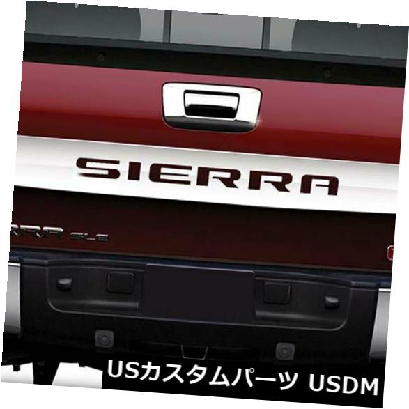 USメッキパーツ プレミアムFXポリッシュテールゲートモールディングw / SIERRAカットアウト2007-2013 GMC Sierra Premium FX Polished Tailgate Molding w/SIERRA Cutout for 2007-2013 GMC Sierra 【並行輸入品】