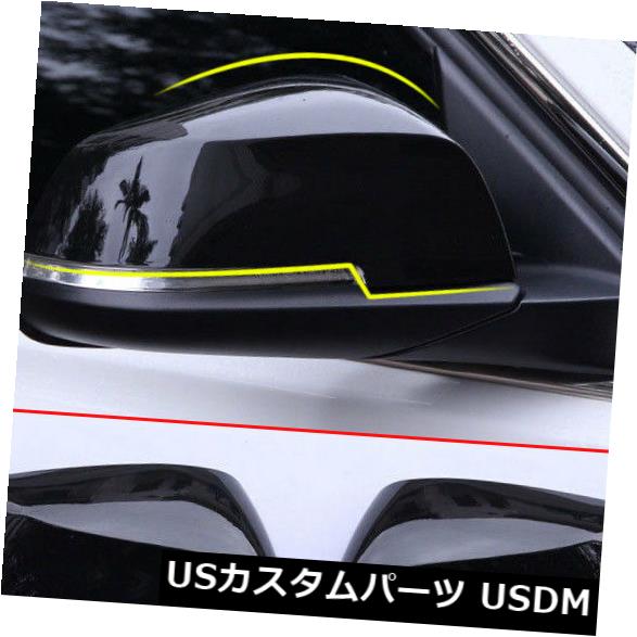 USメッキパーツ BMW 3シリーズGT F30 F34 13-17用サイドバックミラーカバートリムポリッシュブラック Side Rearview Mirror Cover Trim Polish Black for BMW 3 Series GT F30 F34 13-17 【並行輸入品】