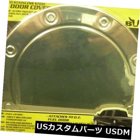 USメッキパーツ 「NEW」BULLY SDG-102P CHEVY / GMCポリッシュドステンレススチールフューエルドアカバー \