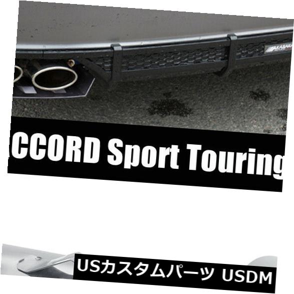 USメッキパーツ Honda Accord Sport Touring AKASAKA QUAD TIP 2018-19のマフラー排気フィニッシャー Muffler Exhaust Finisher For Honda Accord Sport Touring AKASAKA QUAD TIP 2018-19 【並行輸入品】