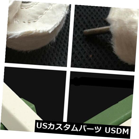 USメッキパーツ 6X High Gross Polishing Pad White/Green Polishing Compound&Polish Tool For Car 【並行輸入品】