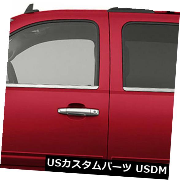 USメッキパーツ 2007-2014シボレータホ用窓枠トリム[ステンレス] 4p Window Sill Trim for 2007-2014 Chevy Tahoe [Stainless Steel] 4p 【並行輸入品】
