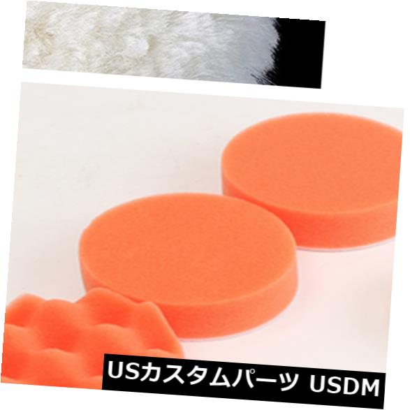 USメッキパーツ M10糸が付いている車SUVのポリッシャのための7pcs 3インチの磨くパッドの磨くパッドキット 7pcs 3 Inch Buffing Pad Polishing Pad Kit For Car SUV Polisher with M10 Thread 【並行輸入品】